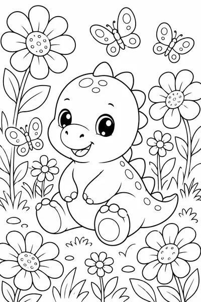 Dinosaur Coloring Pages