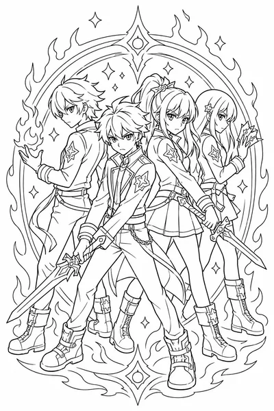 Kpop Demon Hunters Coloring Pages