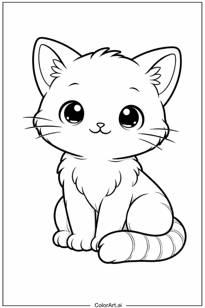 56 Páginas para Colorear Gatos Gratis
