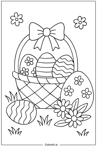28 páginas para colorear de Pascua gratuitas