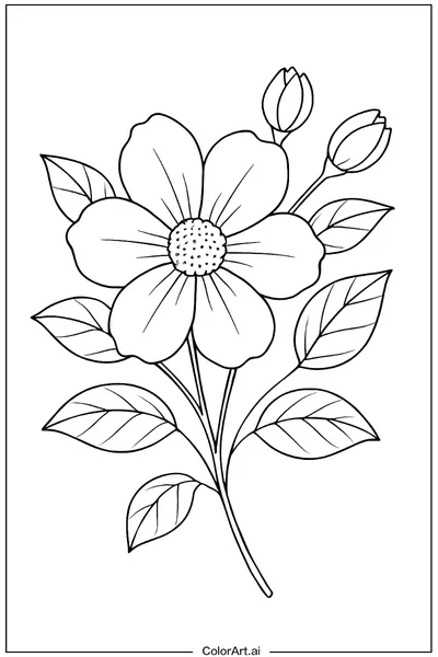 28 Páginas para Colorear Flores Gratis