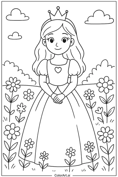 46 Free Princess Coloring Pages