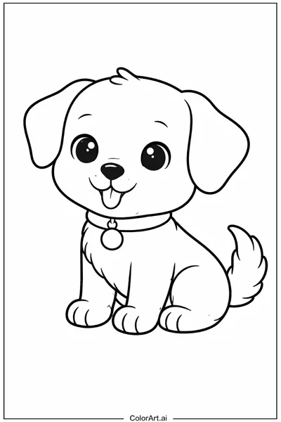 44 Páginas para Colorear de Cachorros Gratis