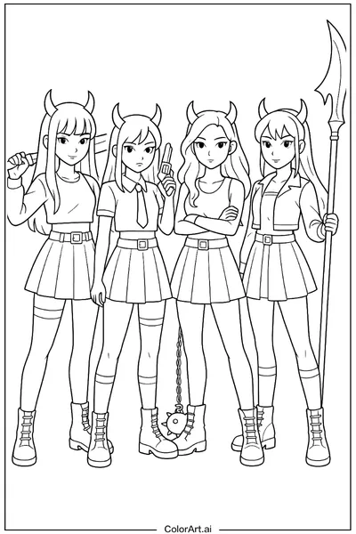 22 Free Rumi kpop demon hunters Coloring Pages