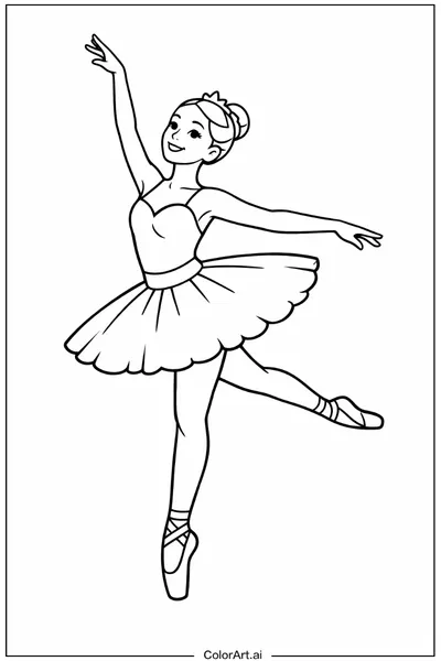 31 Páginas para Colorear de Bailarinas de Ballet Gratis