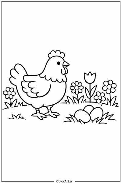 46 Free Chicken Coloring Pages