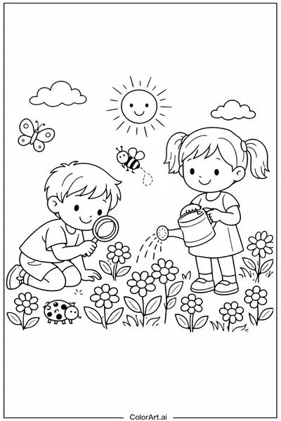 41 Free Children Coloring Pages