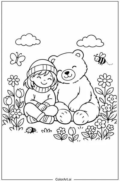 39 Páginas para Colorear de Amigos Acogedores Gratis
