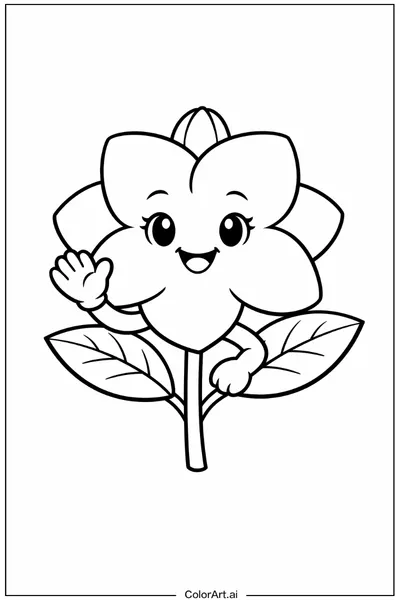 21 Páginas para Colorear de Jazmín Gratis