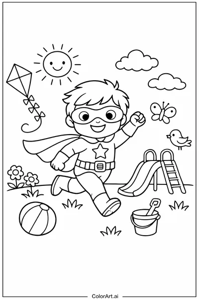 30 Páginas para Colorear de Superhéroes Gratis