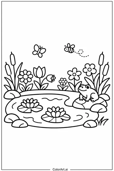 38 Páginas para Colorear con Agua Gratis